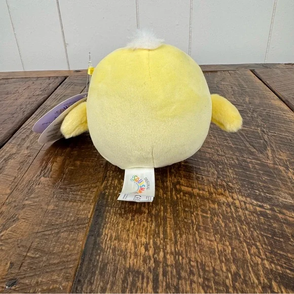 Squishmallows Aimee Chick 4” Plush Easter Yellow Kellytoy NWT - Picture 3 of 8